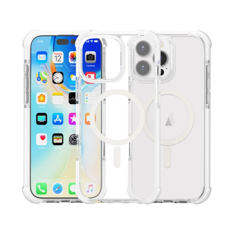 Estuche para teléfono a prueba de golpes de acrílico magnético Magsafe, For iPhone 16 Pro Max, For iPhone 16 Pro, For iPhone 16 Plus, For iPhone 16, For iPhone 15 Pro Max