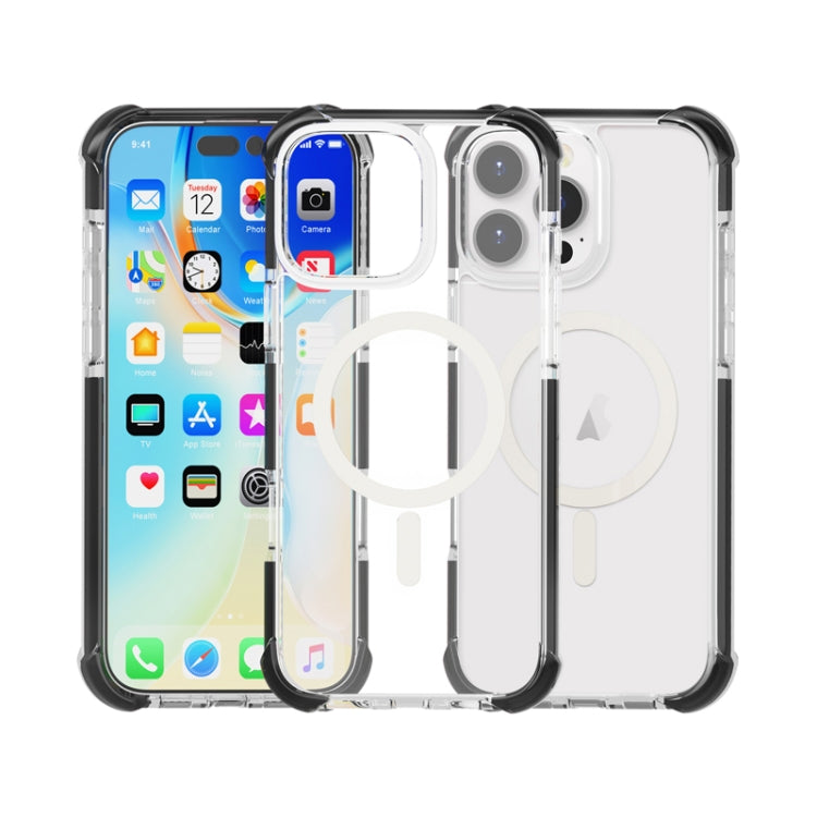 Estuche para teléfono a prueba de golpes de acrílico magnético Magsafe, For iPhone 16 Pro Max, For iPhone 16 Pro, For iPhone 16 Plus, For iPhone 16, For iPhone 15 Pro Max