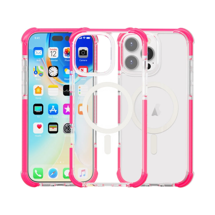 Estuche para teléfono a prueba de golpes de acrílico magnético Magsafe, For iPhone 16 Pro Max, For iPhone 16 Pro, For iPhone 16 Plus, For iPhone 16, For iPhone 15 Pro Max