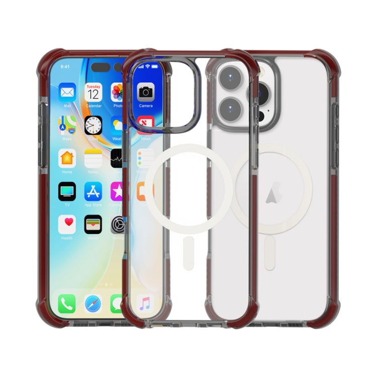 Estuche para teléfono a prueba de golpes de acrílico magnético Magsafe, For iPhone 16 Pro Max, For iPhone 16 Pro, For iPhone 16 Plus, For iPhone 16, For iPhone 15 Pro Max