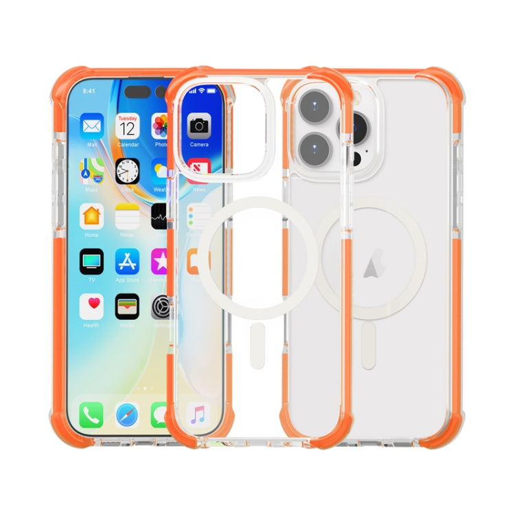 Estuche para teléfono a prueba de golpes de acrílico magnético Magsafe, For iPhone 16 Pro Max, For iPhone 16 Pro, For iPhone 16 Plus, For iPhone 16, For iPhone 15 Pro Max