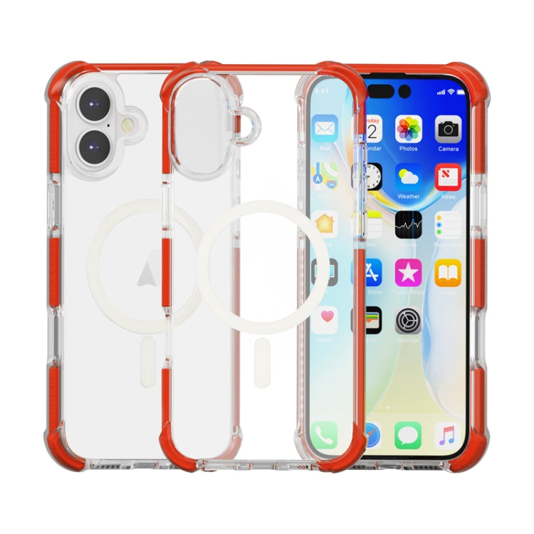 Estuche para teléfono a prueba de golpes de acrílico magnético Magsafe, For iPhone 16 Pro Max, For iPhone 16 Pro, For iPhone 16 Plus, For iPhone 16, For iPhone 15 Pro Max