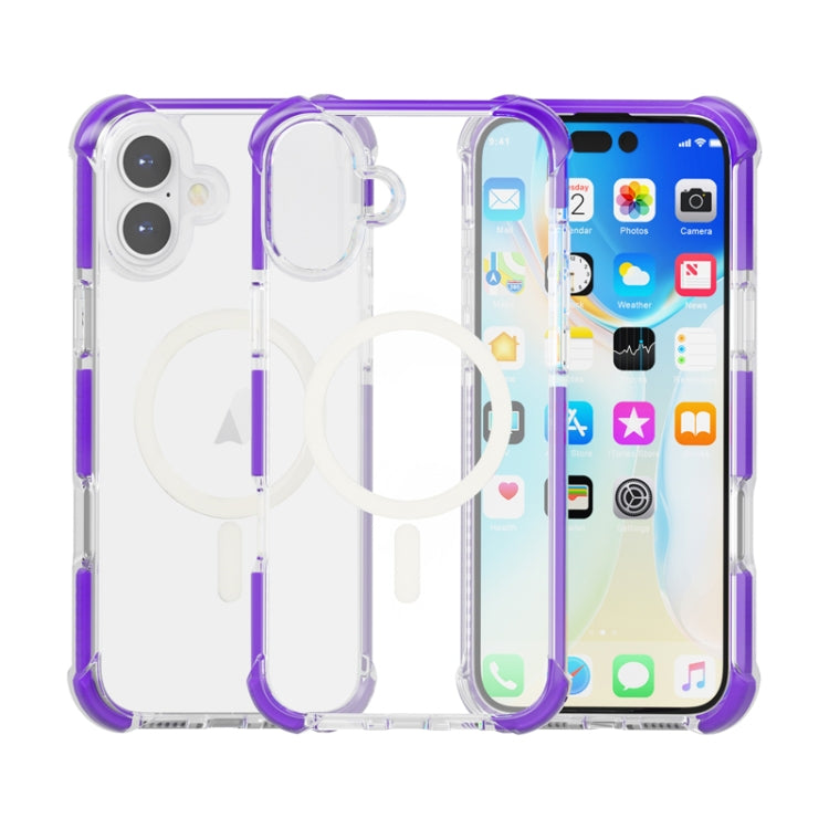 Estuche para teléfono a prueba de golpes de acrílico magnético Magsafe, For iPhone 16 Pro Max, For iPhone 16 Pro, For iPhone 16 Plus, For iPhone 16, For iPhone 15 Pro Max
