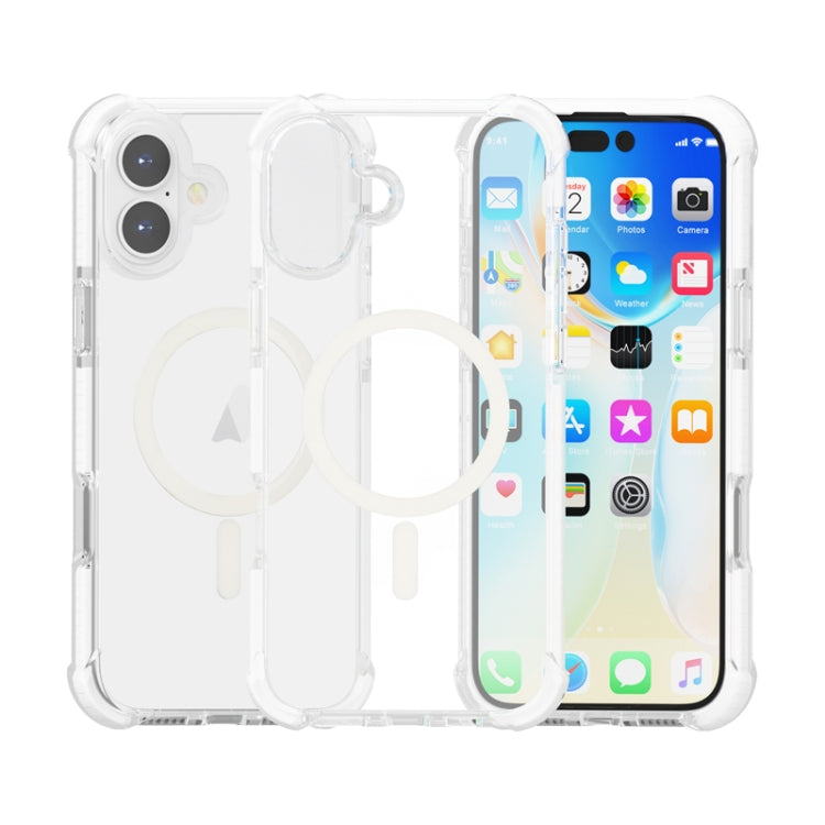 Estuche para teléfono a prueba de golpes de acrílico magnético Magsafe, For iPhone 16 Pro Max, For iPhone 16 Pro, For iPhone 16 Plus, For iPhone 16, For iPhone 15 Pro Max