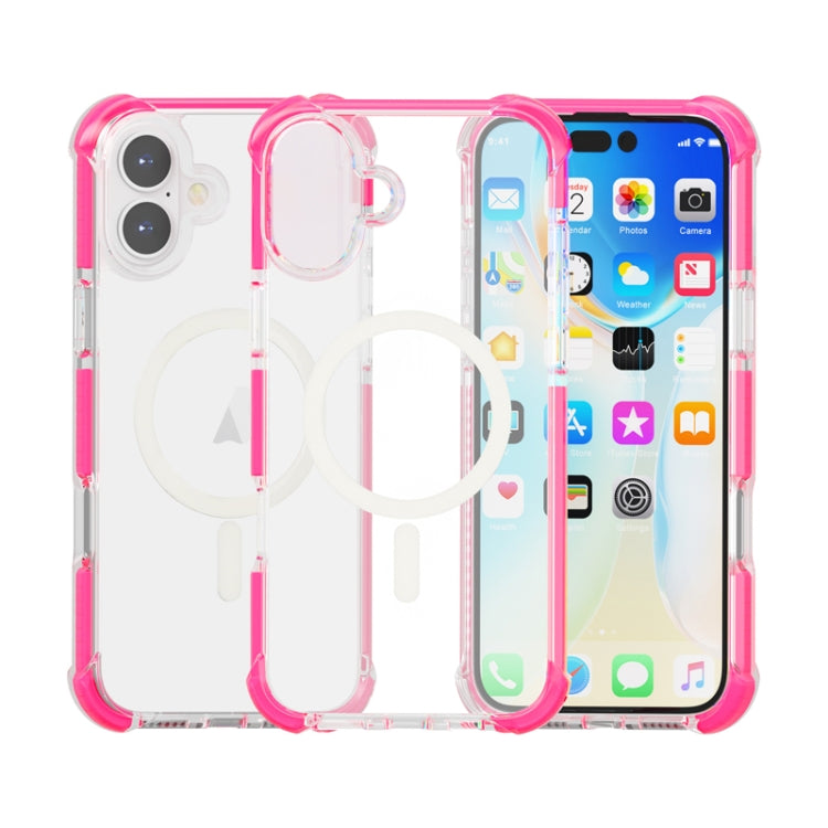 Estuche para teléfono a prueba de golpes de acrílico magnético Magsafe, For iPhone 16 Pro Max, For iPhone 16 Pro, For iPhone 16 Plus, For iPhone 16, For iPhone 15 Pro Max