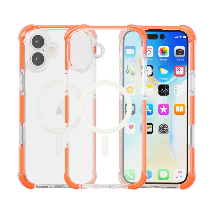 Estuche para teléfono a prueba de golpes de acrílico magnético Magsafe, For iPhone 16 Pro Max, For iPhone 16 Pro, For iPhone 16 Plus, For iPhone 16, For iPhone 15 Pro Max
