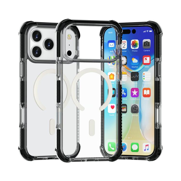 Estuche para teléfono a prueba de golpes de acrílico magnético Magsafe, For iPhone 18 Pro / 17 Pro, For iPhone 18 Pro Max / 17 Pro Max, For iPhone 17e / 16e, For iPhone 17, For iPhone Air