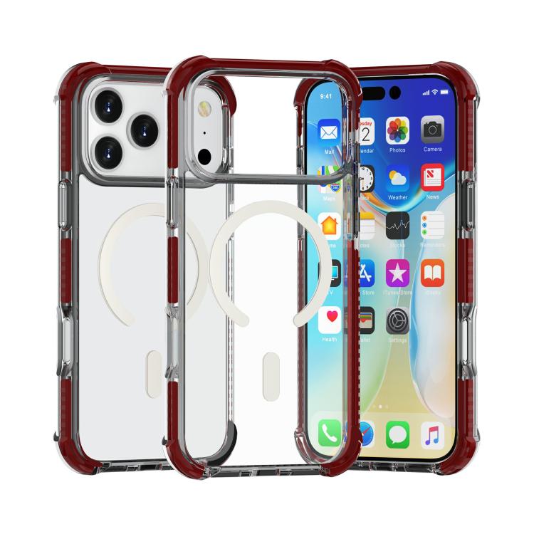Estuche para teléfono a prueba de golpes de acrílico magnético Magsafe, For iPhone 18 Pro / 17 Pro, For iPhone 18 Pro Max / 17 Pro Max, For iPhone 17e / 16e, For iPhone 17, For iPhone Air