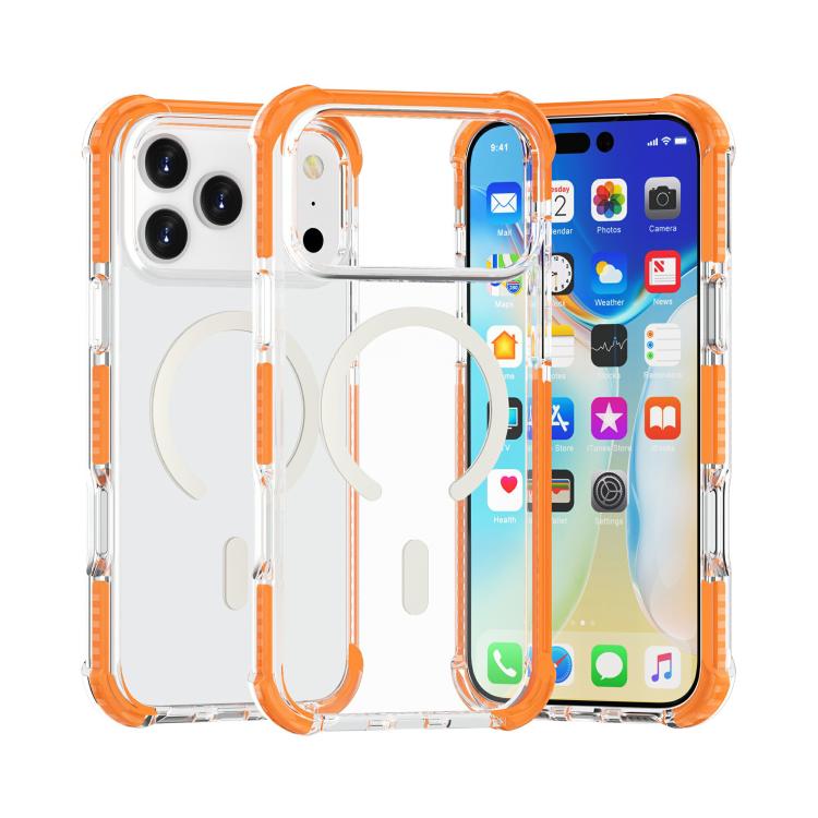 Estuche para teléfono a prueba de golpes de acrílico magnético Magsafe, For iPhone 18 Pro / 17 Pro, For iPhone 18 Pro Max / 17 Pro Max, For iPhone 17e / 16e, For iPhone 17, For iPhone Air
