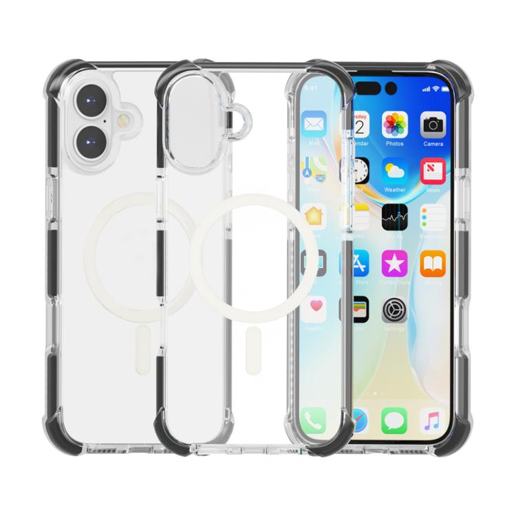 Estuche para teléfono a prueba de golpes de acrílico magnético Magsafe, For iPhone 18 Pro / 17 Pro, For iPhone 18 Pro Max / 17 Pro Max, For iPhone 17e / 16e, For iPhone 17, For iPhone Air