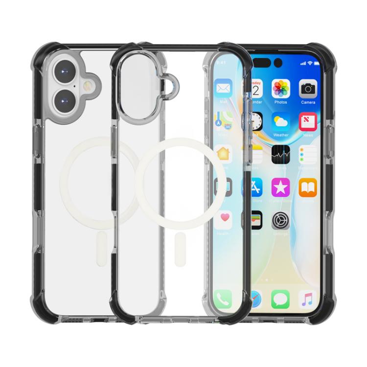 Estuche para teléfono a prueba de golpes de acrílico magnético Magsafe, For iPhone 18 Pro / 17 Pro, For iPhone 18 Pro Max / 17 Pro Max, For iPhone 17e / 16e, For iPhone 17, For iPhone Air