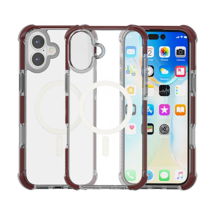 Estuche para teléfono a prueba de golpes de acrílico magnético Magsafe, For iPhone 18 Pro / 17 Pro, For iPhone 18 Pro Max / 17 Pro Max, For iPhone 17e / 16e, For iPhone 17, For iPhone Air