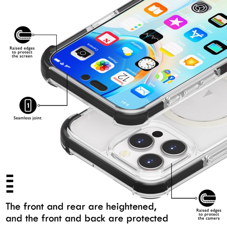 Estuche para teléfono a prueba de golpes de acrílico magnético Magsafe, For iPhone 15 Pro, For iPhone 15 Plus, For iPhone 15