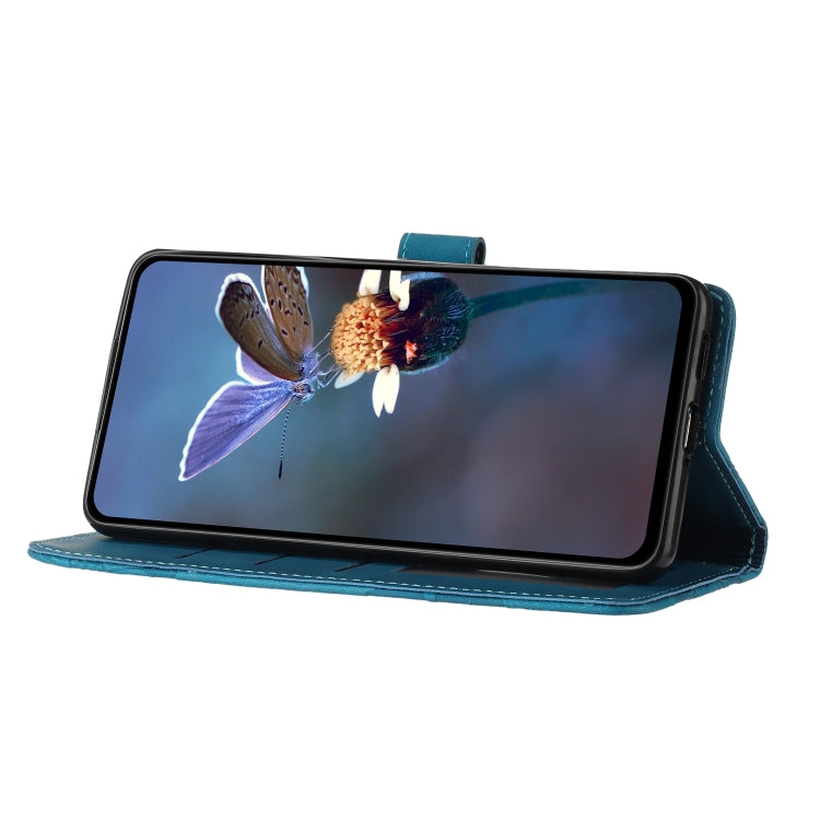Estuche para teléfono de cuero con patrón de estampado de flores, For iPhone 13 Pro, For iPhone 13