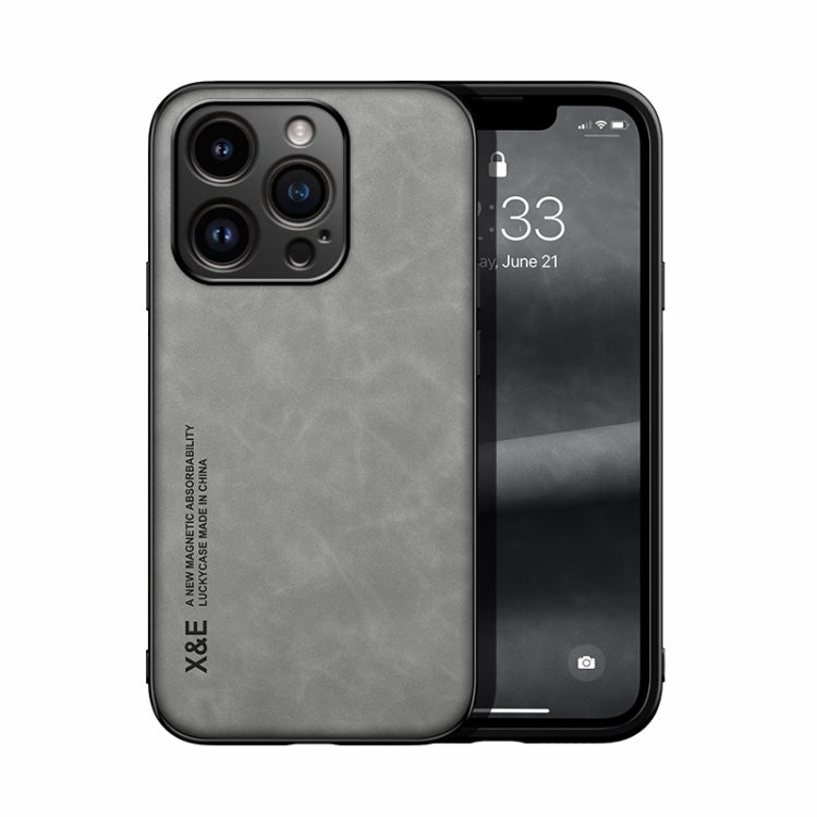 Estuche para teléfono con respaldo de cuero magnético Skin Feel, For iPhone 18 Pro / 17 Pro, For iPhone 18 Pro Max / 17 Pro Max, For iPhone 17e / 16e, For iPhone 17, For iPhone Air, For iPhone 16 Pro Max, For iPhone 16 Pro, For iPhone 15 Pro Max       ...