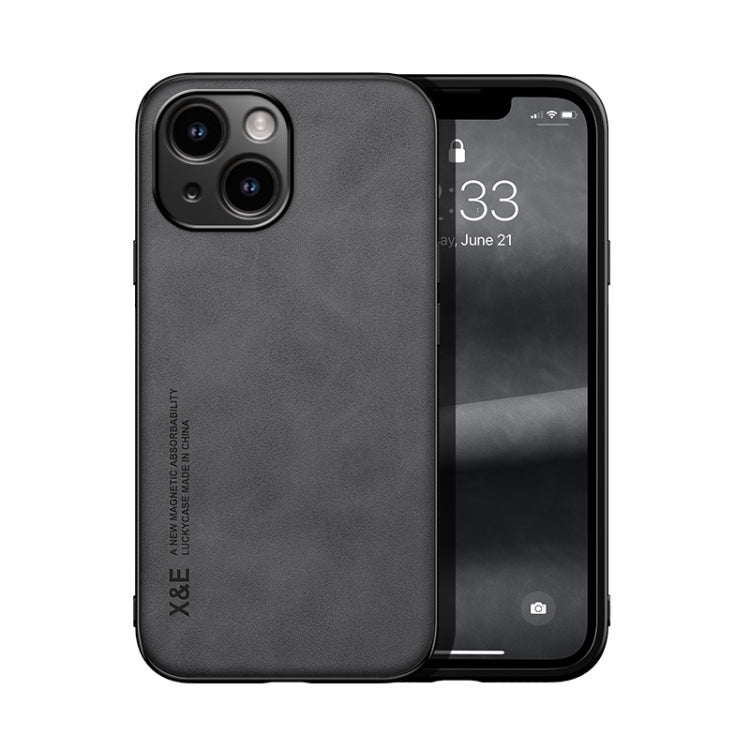 Estuche para teléfono con respaldo de cuero magnético Skin Feel, For iPhone 18 Pro / 17 Pro, For iPhone 18 Pro Max / 17 Pro Max, For iPhone 17e / 16e, For iPhone 17, For iPhone Air, For iPhone 16 Pro Max, For iPhone 16 Pro, For iPhone 15 Pro Max       ...