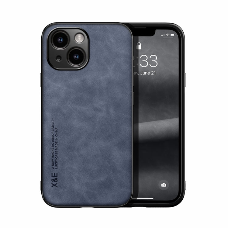 Estuche para teléfono con respaldo de cuero magnético Skin Feel, For iPhone 18 Pro / 17 Pro, For iPhone 18 Pro Max / 17 Pro Max, For iPhone 17e / 16e, For iPhone 17, For iPhone Air, For iPhone 16 Pro Max, For iPhone 16 Pro, For iPhone 15 Pro Max       ...