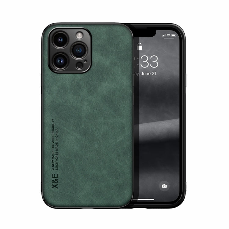 Estuche para teléfono con respaldo de cuero magnético Skin Feel, For iPhone 18 Pro / 17 Pro, For iPhone 18 Pro Max / 17 Pro Max, For iPhone 17e / 16e, For iPhone 17, For iPhone Air, For iPhone 16 Pro Max, For iPhone 16 Pro, For iPhone 15 Pro Max       ...