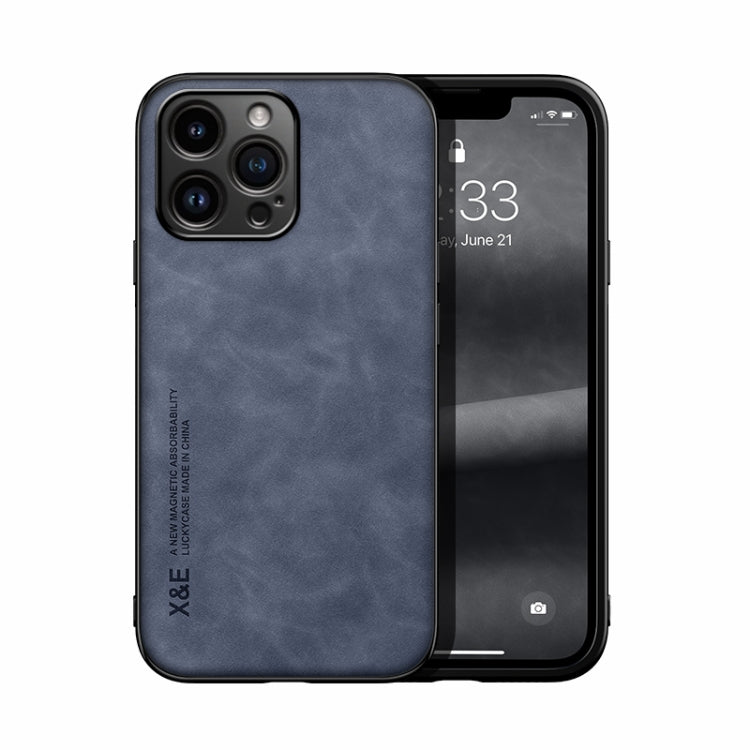 Estuche para teléfono con respaldo de cuero magnético Skin Feel, For iPhone 18 Pro / 17 Pro, For iPhone 18 Pro Max / 17 Pro Max, For iPhone 17e / 16e, For iPhone 17, For iPhone Air, For iPhone 16 Pro Max, For iPhone 16 Pro, For iPhone 15 Pro Max       ...