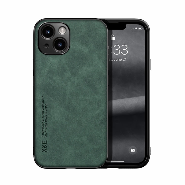 Estuche para teléfono con respaldo de cuero magnético Skin Feel, For iPhone 18 Pro / 17 Pro, For iPhone 18 Pro Max / 17 Pro Max, For iPhone 17e / 16e, For iPhone 17, For iPhone Air, For iPhone 16 Pro Max, For iPhone 16 Pro, For iPhone 15 Pro Max       ...