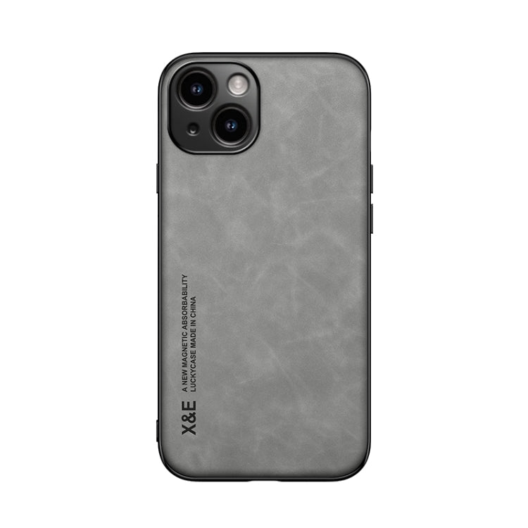 Estuche para teléfono con respaldo de cuero magnético Skin Feel, For iPhone 14, For iPhone 14 Pro, For iPhone 14 Pro Max
