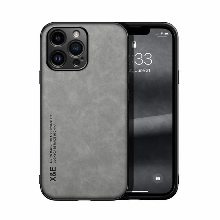 Estuche para teléfono con respaldo de cuero magnético Skin Feel, For iPhone 18 Pro / 17 Pro, For iPhone 18 Pro Max / 17 Pro Max, For iPhone 17e / 16e, For iPhone 17, For iPhone Air, For iPhone 16 Pro Max, For iPhone 16 Pro, For iPhone 15 Pro Max       ...