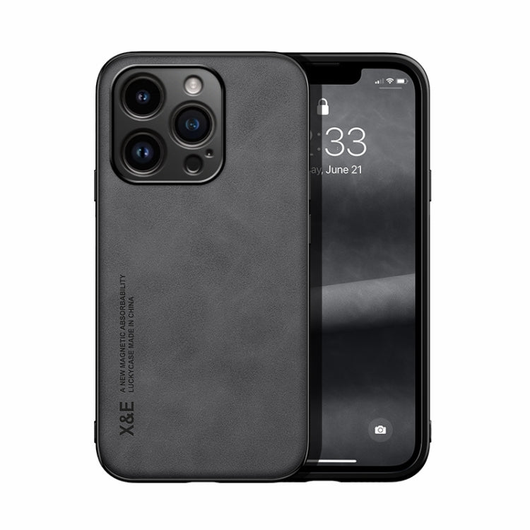 Estuche para teléfono con respaldo de cuero magnético Skin Feel, For iPhone 18 Pro / 17 Pro, For iPhone 18 Pro Max / 17 Pro Max, For iPhone 17e / 16e, For iPhone 17, For iPhone Air, For iPhone 16 Pro Max, For iPhone 16 Pro, For iPhone 15 Pro Max       ...