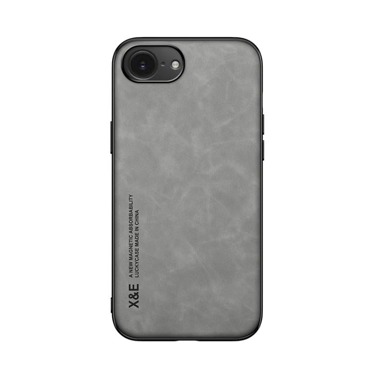 Estuche para teléfono con respaldo de cuero magnético Skin Feel, For iPhone 17e / 16e, For iPhone 17 Pro Max, For iPhone 17 Pro, For iPhone 17, For iPhone Air, For iPhone 16 Pro Max, For iPhone 16 Pro, For iPhone 15 Pro Max, iPhone 15 Pro              ...