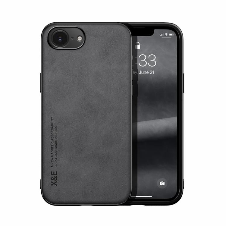 Estuche para teléfono con respaldo de cuero magnético Skin Feel, For iPhone 18 Pro / 17 Pro, For iPhone 18 Pro Max / 17 Pro Max, For iPhone 17e / 16e, For iPhone 17, For iPhone Air, For iPhone 16 Pro Max, For iPhone 16 Pro, For iPhone 15 Pro Max       ...