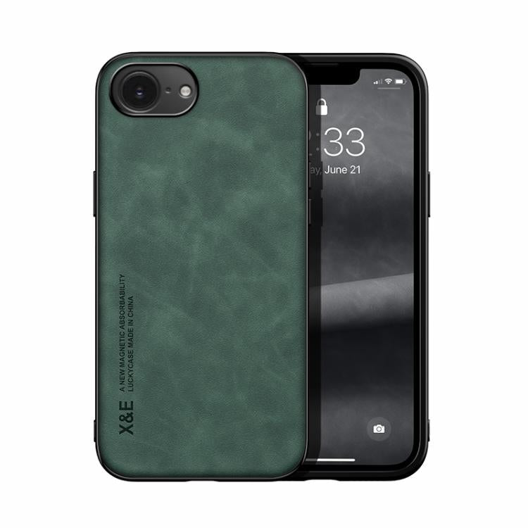 Estuche para teléfono con respaldo de cuero magnético Skin Feel, For iPhone 18 Pro / 17 Pro, For iPhone 18 Pro Max / 17 Pro Max, For iPhone 17e / 16e, For iPhone 17, For iPhone Air, For iPhone 16 Pro Max, For iPhone 16 Pro, For iPhone 15 Pro Max       ...