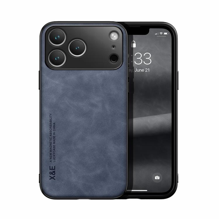 Estuche para teléfono con respaldo de cuero magnético Skin Feel, For iPhone 18 Pro / 17 Pro, For iPhone 18 Pro Max / 17 Pro Max, For iPhone 17e / 16e, For iPhone 17, For iPhone Air, For iPhone 16 Pro Max, For iPhone 16 Pro, For iPhone 15 Pro Max       ...