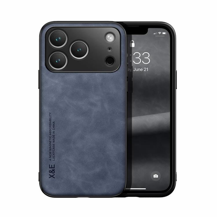 Estuche para teléfono con respaldo de cuero magnético Skin Feel, For iPhone 18 Pro / 17 Pro, For iPhone 18 Pro Max / 17 Pro Max, For iPhone 17e / 16e, For iPhone 17, For iPhone Air, For iPhone 16 Pro Max, For iPhone 16 Pro, For iPhone 15 Pro Max       ...