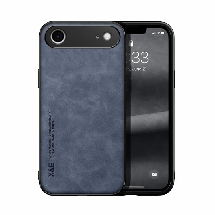 Estuche para teléfono con respaldo de cuero magnético Skin Feel, For iPhone 18 Pro / 17 Pro, For iPhone 18 Pro Max / 17 Pro Max, For iPhone 17e / 16e, For iPhone 17, For iPhone Air, For iPhone 16 Pro Max, For iPhone 16 Pro, For iPhone 15 Pro Max       ...