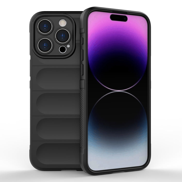 Magic Shield TPU + Estuche para teléfono de franela, For iPhone 16, For iPhone 15 Pro Max, For iPhone 15 Pro, For iPhone 15 Plus