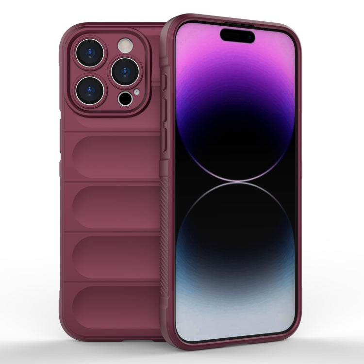 Magic Shield TPU + Estuche para teléfono de franela, For iPhone 16, For iPhone 15 Pro Max, For iPhone 15 Pro, For iPhone 15 Plus