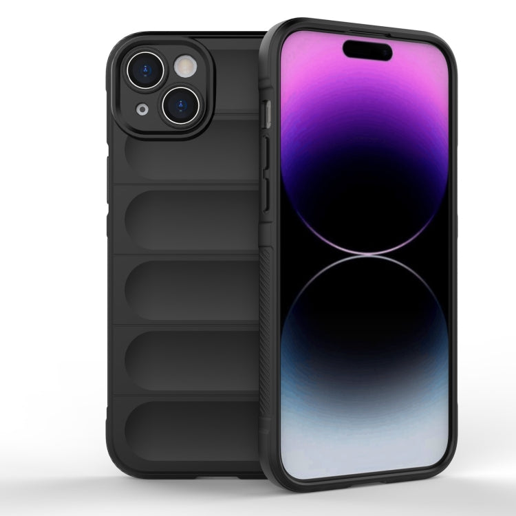 Magic Shield TPU + Estuche para teléfono de franela, For iPhone 16, For iPhone 15 Pro Max, For iPhone 15 Pro, For iPhone 15 Plus