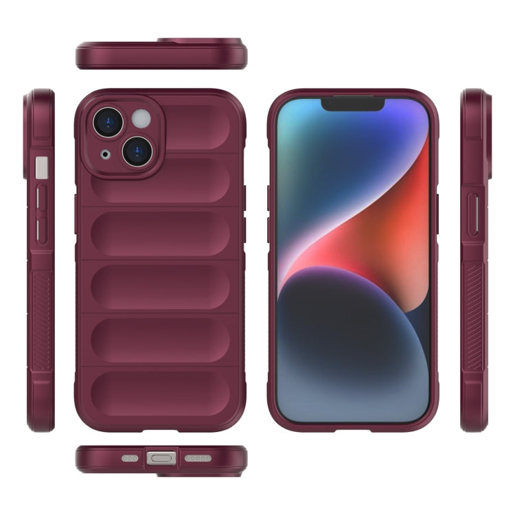 Magic Shield TPU + Estuche para teléfono de franela, For iPhone 15