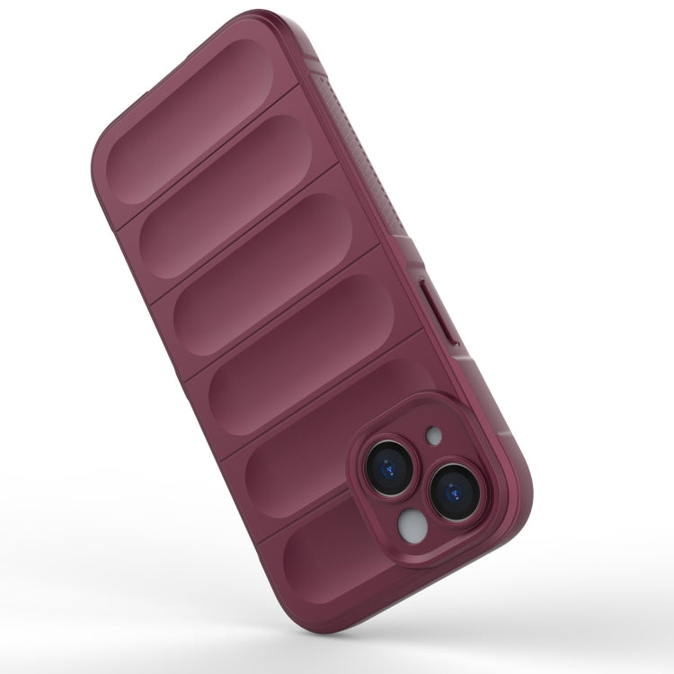 Magic Shield TPU + Estuche para teléfono de franela, For iPhone 15