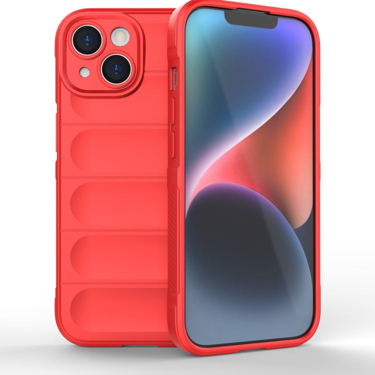 Magic Shield TPU + Estuche para teléfono de franela, For iPhone 15