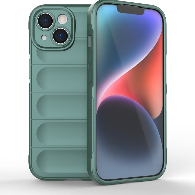 Magic Shield TPU + Estuche para teléfono de franela, For iPhone 15
