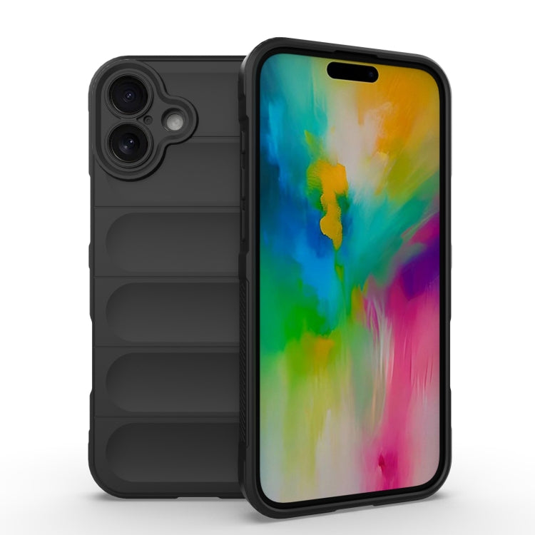 Magic Shield TPU + Estuche para teléfono de franela, For iPhone Air, For iPhone 16 Pro Max, For iPhone 16 Pro, For iPhone 16 Plus