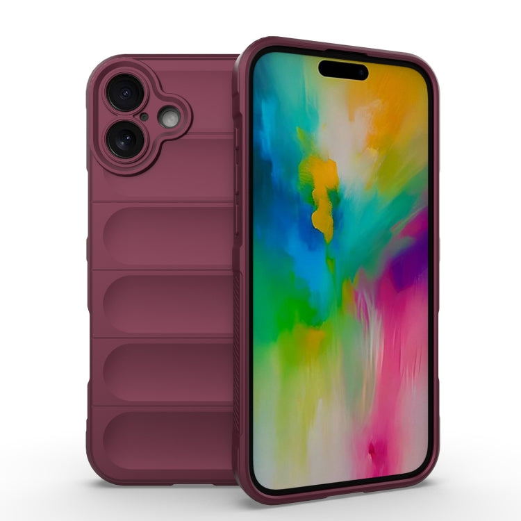 Magic Shield TPU + Estuche para teléfono de franela, For iPhone Air, For iPhone 16 Pro Max, For iPhone 16 Pro, For iPhone 16 Plus