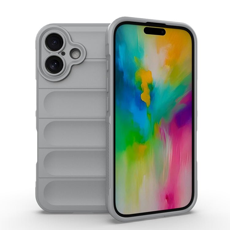 Magic Shield TPU + Estuche para teléfono de franela, For iPhone 16, For iPhone 15 Pro Max, For iPhone 15 Pro, For iPhone 15 Plus