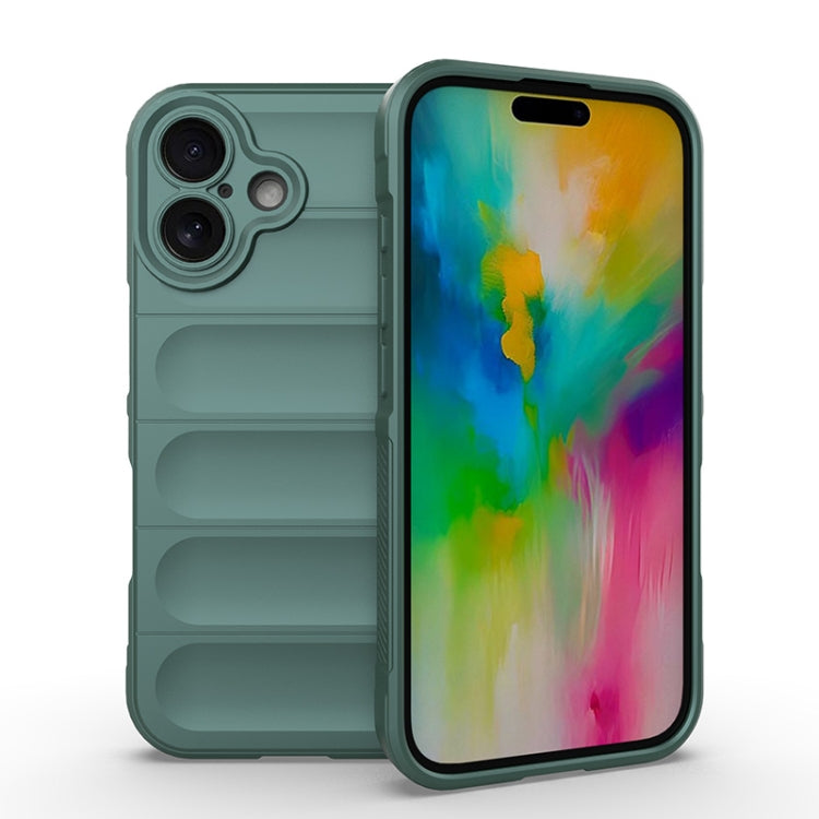 Magic Shield TPU + Estuche para teléfono de franela, For iPhone 16, For iPhone 15 Pro Max, For iPhone 15 Pro, For iPhone 15 Plus