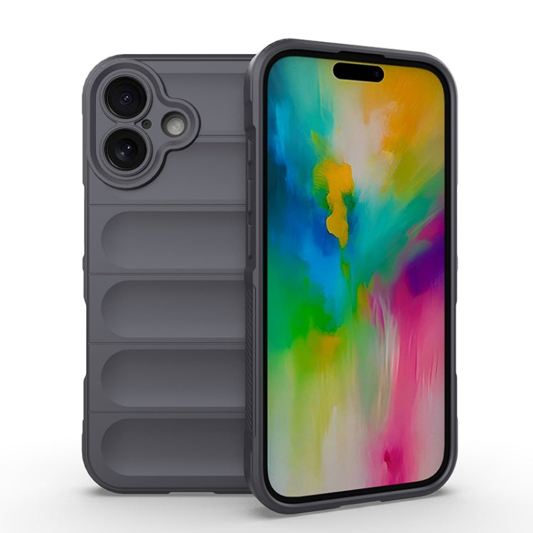 Magic Shield TPU + Estuche para teléfono de franela, For iPhone 16, For iPhone 15 Pro Max, For iPhone 15 Pro, For iPhone 15 Plus