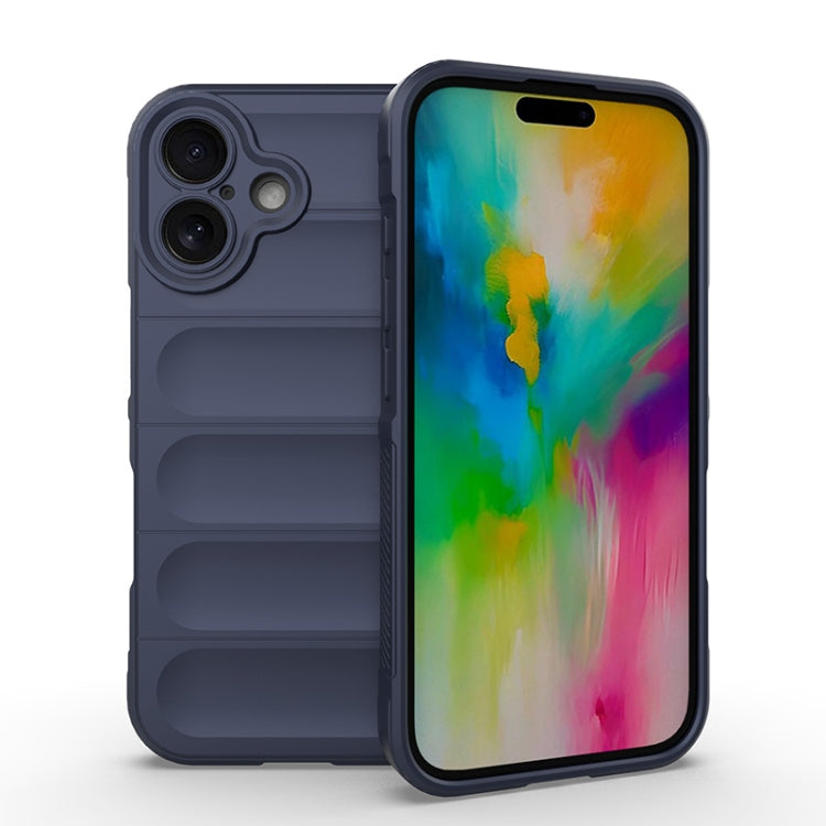 Magic Shield TPU + Estuche para teléfono de franela, For iPhone 16, For iPhone 15 Pro Max, For iPhone 15 Pro, For iPhone 15 Plus
