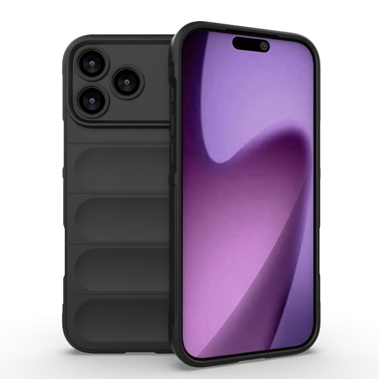 Magic Shield TPU + Estuche para teléfono de franela, For iPhone 18 Pro / 17 Pro, For iPhone 18 Pro Max / 17 Pro Max, For iPhone 17e / 16e, For iPhone 17