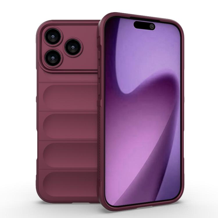 Magic Shield TPU + Estuche para teléfono de franela, For iPhone 18 Pro / 17 Pro, For iPhone 18 Pro Max / 17 Pro Max, For iPhone 17e / 16e, For iPhone 17