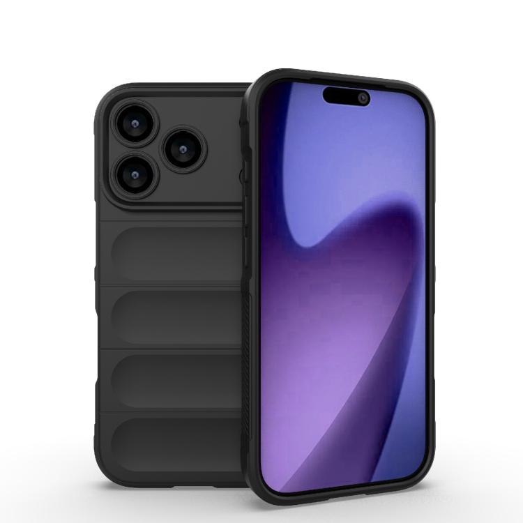 Magic Shield TPU + Estuche para teléfono de franela, For iPhone 18 Pro / 17 Pro, For iPhone 18 Pro Max / 17 Pro Max, For iPhone 17e / 16e, For iPhone 17