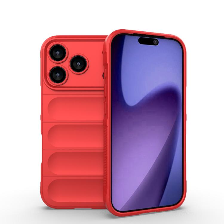 Magic Shield TPU + Estuche para teléfono de franela, For iPhone 18 Pro / 17 Pro, For iPhone 18 Pro Max / 17 Pro Max, For iPhone 17e / 16e, For iPhone 17